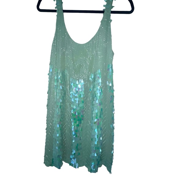 Sequin beaded Flapper Dress speakeasy - Picture 6 of 9